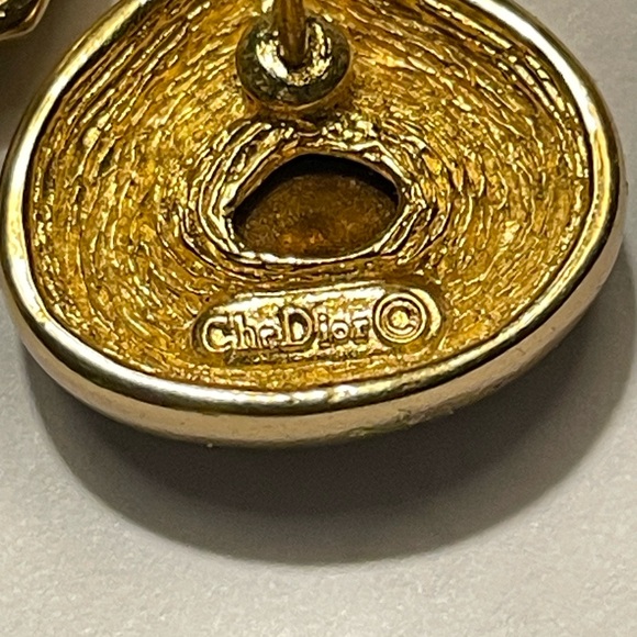 Christian Dior 80’s vintage Earrings - Picture 2 of 5